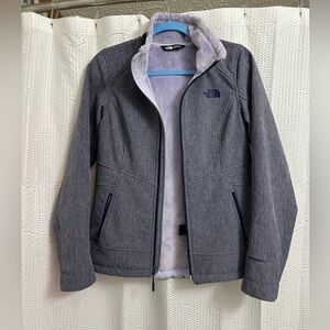 The North Face Heathered Gray Fleece Jacket